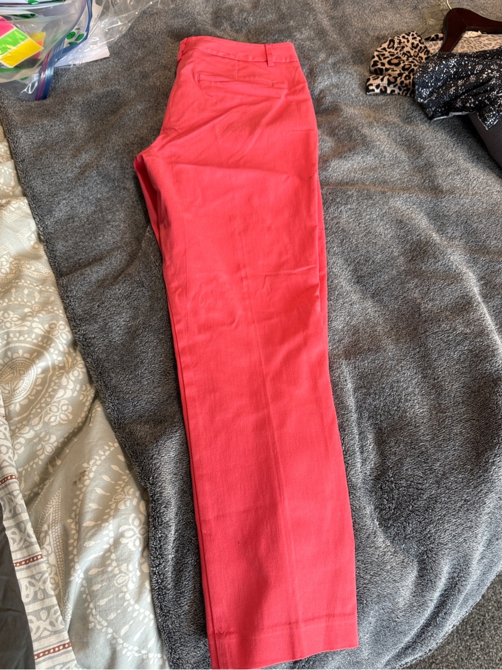 Mario Serrani Coral Pink Dress Pants - Picture 2 of 3